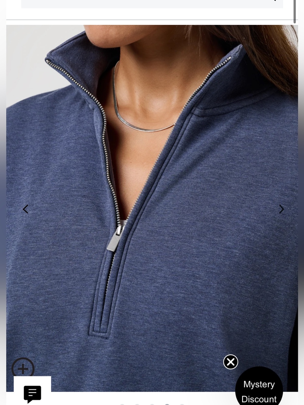 Travis Matthew Navy Quarter-Zip pullover - Picture 8 of 8